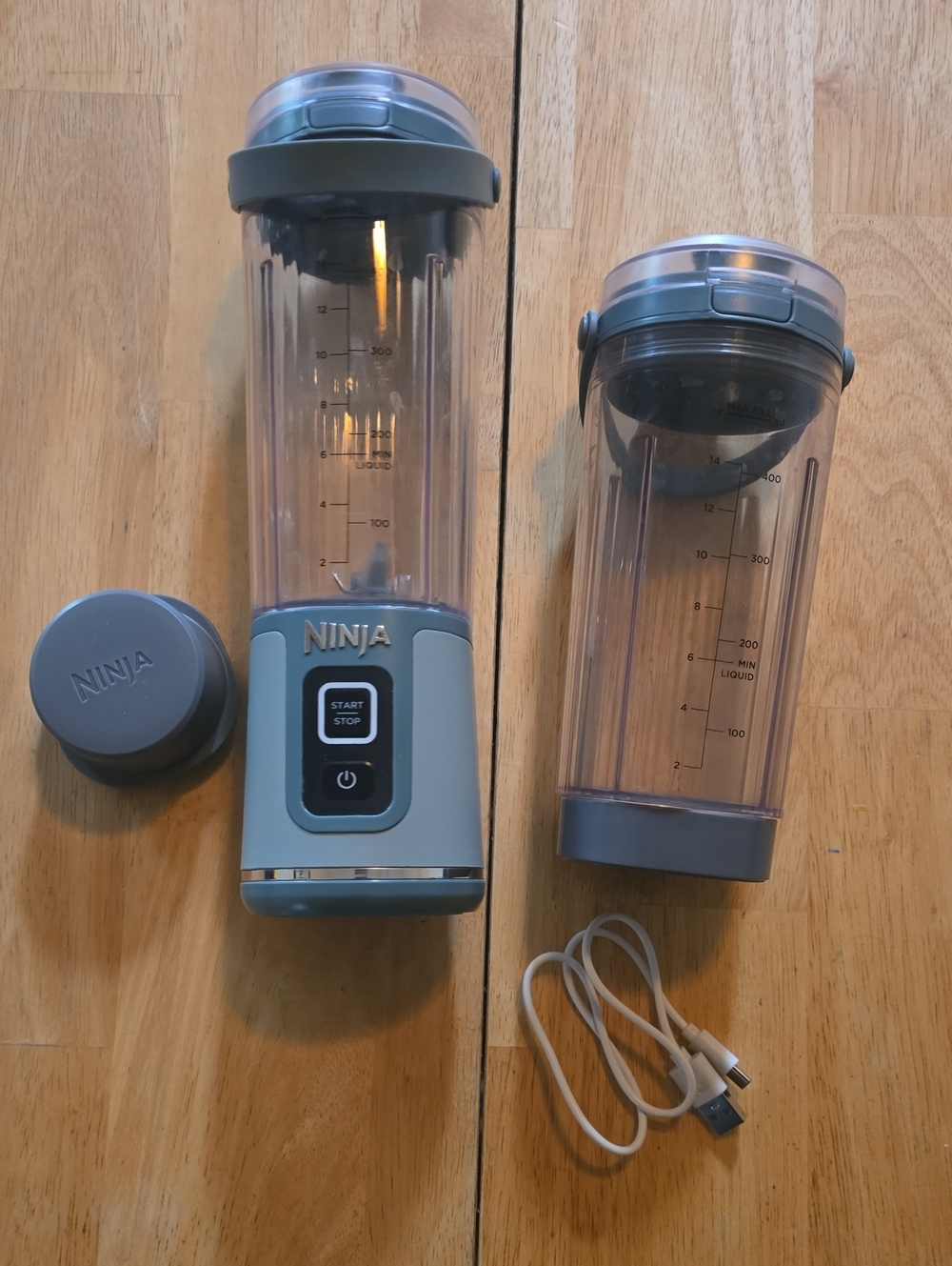 Ninja Portable Personal Blender in Gray and Silver